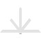 Ekena Millwork Kennewick Architectural Grade PVC Gable Bracket, 96"W x 60"H x 2"D x 6"F, 15/12 Pitch GBP096X60X0206KEN00 - alternate 3